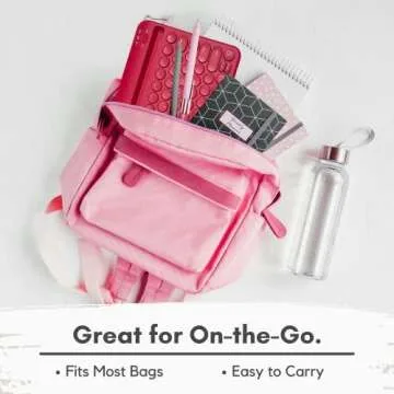 Macally Bluetooth Tablet Keyboard - Multi Device Wireless Keyboard for Phone, iPad Mini/Pro, Android - Rechargeable Small Keyboard with Built in Stand and Quiet Keys