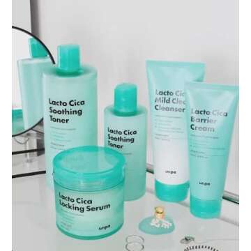 Lacto CICA Soothing Toner for Sensitive Skin 6.76 Fl Oz | pH Balancing Hydrating Toner for Face