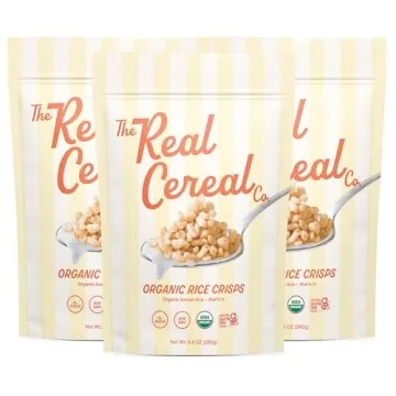 The Real Cereal Company Organic Brown Rice Crisps 3-Pack