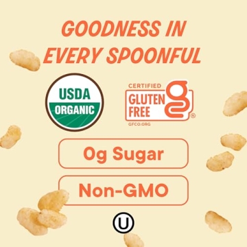 Organic Brown Rice Crisps Cereal Zero Sugar Gluten-free