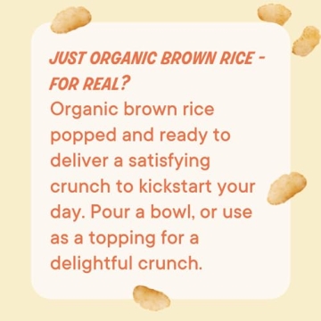Organic Brown Rice Crisps Cereal Zero Sugar Gluten-free
