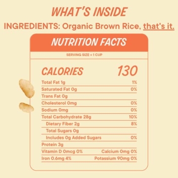 Organic Brown Rice Crisps Cereal Zero Sugar Gluten-free