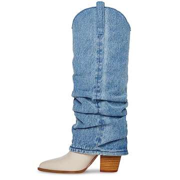 MUCCCUTE Women's Trendy Western Cowboy Boots Size 9