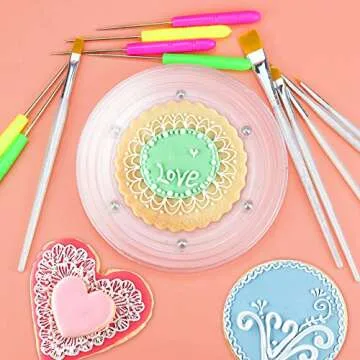 Dxhycc Cookie Decorating Kit - Turntable & Tools