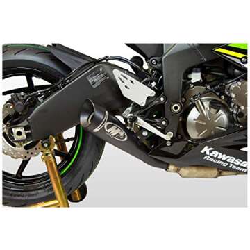 M4 Performance Exhaust GP19 Series Slip-On compatible with 2009-2024 Kawasaki ZX-6R ZX636 KA6922-GP19