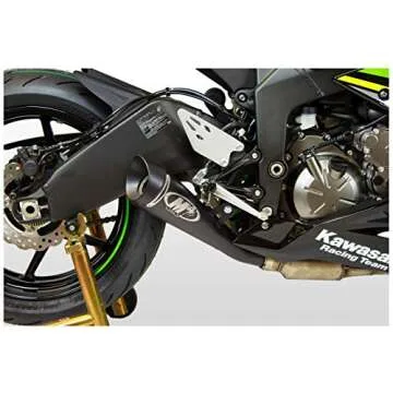 M4 Performance Exhaust GP19 Series Slip-On compatible with 2009-2024 Kawasaki ZX-6R ZX636 KA6922-GP19