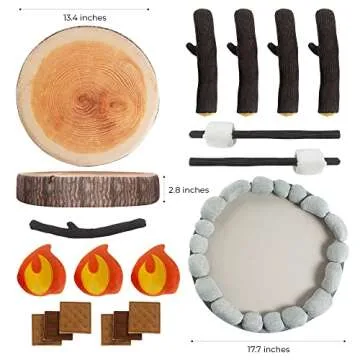Pretend Campfire Set - Safe & Fun Kids Campfire Toy