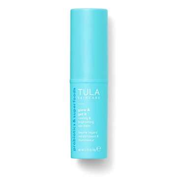 TULA Skin Care Glow & Get It Cooling & Brightening Eye Balm 0.35 oz + Rose Glow & Get It Cooling & Brightening Eye Balm 0.35 oz, 2 Piece Set