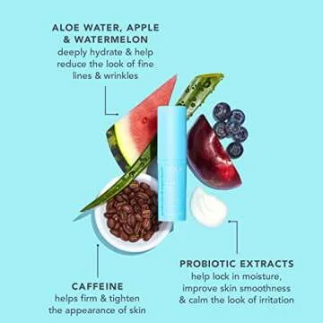 TULA Skin Care Glow & Get It Cooling & Brightening Eye Balm 0.35 oz + Rose Glow & Get It Cooling & Brightening Eye Balm 0.35 oz, 2 Piece Set