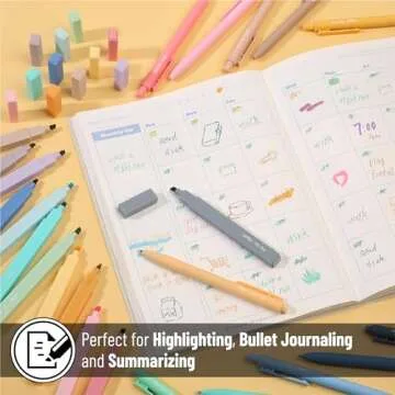 Mr. Pen Aesthetic Highlighters & Gel Pens - 24 Pack