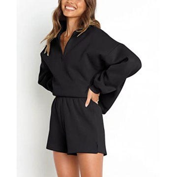 Stylish MEROKEETY Women's Pajamas Lounge Set for Comfort