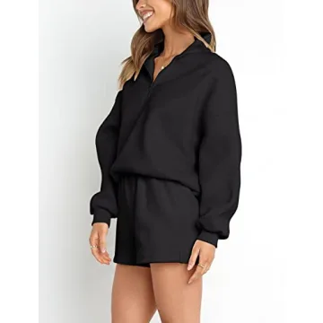 Stylish MEROKEETY Women's Pajamas Lounge Set for Comfort