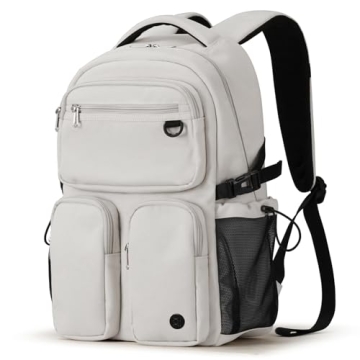 Mixi Travel Laptop Backpack - Lightweight Durable Bookbag for Work and Travel