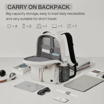 Mixi Lightweight Travel Laptop Backpack for Men and Women