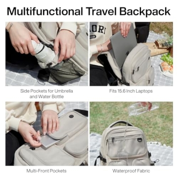 Mixi Lightweight Travel Laptop Backpack for Men and Women