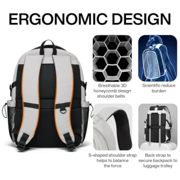 Mixi Lightweight Travel Laptop Backpack for Men and Women