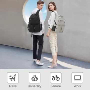 Mixi Lightweight Travel Laptop Backpack for Men and Women