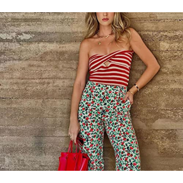 Chic MISSACTIVER Crisscross Knitted Crop Top