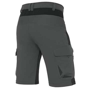 XKTTAC Men's Outdoor Quick Dry Lightweight Stretch Cargo Shorts for Hiking, Tactical, Casual, Fishin...