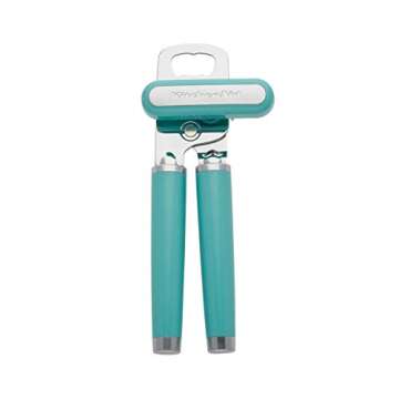 KitchenAid Classic Multifunction Can Opener/Bottle Opener, 8.34-Inch, Aqua Sky & KE058OHAQA Classic ...