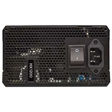 Corsair HX Series, HX1200, 1200 Watt, Fully Modular Power Supply, 80+ Platinum Certified, Model Number: CP-9020140-NA