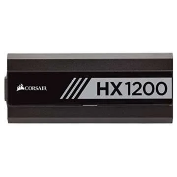 Corsair HX Series, HX1200, 1200 Watt, Fully Modular Power Supply, 80+ Platinum Certified, Model Number: CP-9020140-NA