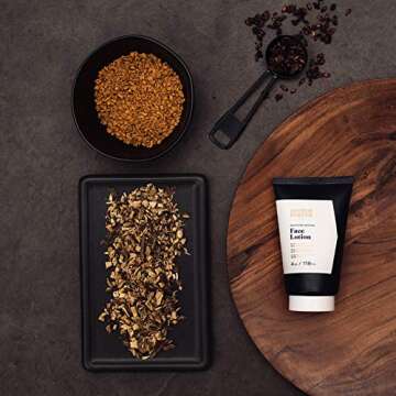 Scotch Porter Moisture Defend Face Lotion for Men | Controls Shine, Sooths & Evens Out Skin Tone | Free of Parabens, Sulfates & Silicones | Vegan | 4oz Bottle