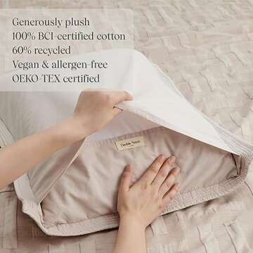 Double Stitch Cotton Quilt Set for Year-Round Comfort