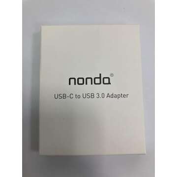 nonda USB C to USB 3.0 Adapter(2 Pack),USB to USB C Adapter,USB Type-C to USB,Thunderbolt 4/3 to USB...