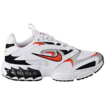 Nike Zoom Air Fire Womens Shoes Size 5, Color: White/Black/Orange-CW3876105