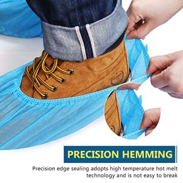 Squish Disposable Non-Slip Shoe Covers for All Sizes