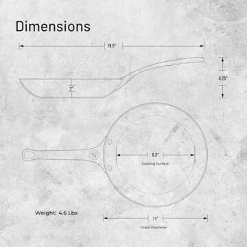 De Buyer MINERAL B Pro 11" Carbon Steel Fry Pan