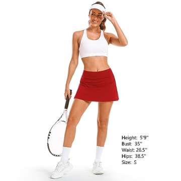 Stelle Women Tennis Golf Skirts - Stylish Active Wear