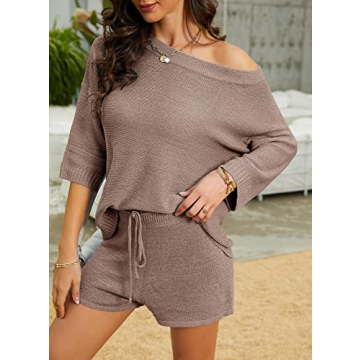Mafulus Women's Stylish Two-Piece Sweater Set