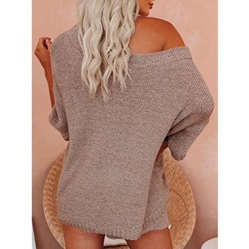 Mafulus Women's Stylish Two-Piece Sweater Set