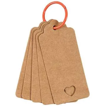 Boao 60 Counts Metal Loose-Leaf Rings Paper Leaf Binder Rings, Notebook Rings Keychains Keyrings (Pink, Green, Purple, Blue, Yellow, Orange, 1.2 Inch)