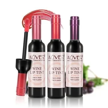 Lip Gloss Mini Makeup Set, 6 Colors Lip Plumper Gloss Liquid Lipstick, Red Wine Lip Tint Stain Lip Oil Long Lasting Waterproof, Juicy Bomb Lip Gloss Pack
