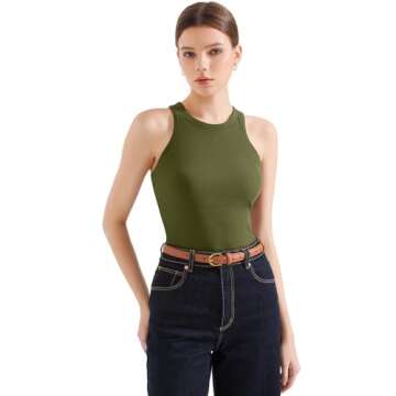 Comfortable Women’s Padded Cotton Tank Tops for Everyday Wear