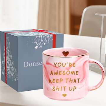 Funny Coffee Mug for Women Best Friend Birthday Gifts