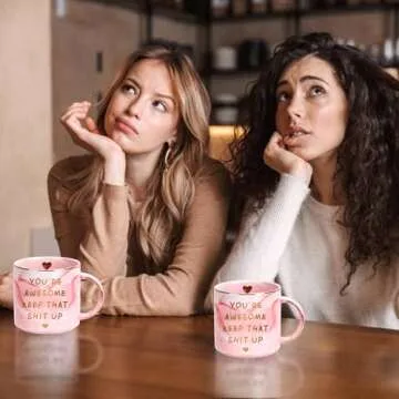 Funny Coffee Mug for Women Best Friend Birthday Gifts