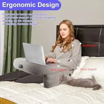 Comfort Max Air Lap Desk Pillow for Reading & Gaming