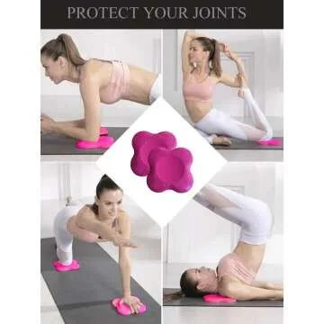 Thick Foam Yoga Knee Pad for Comfort in Your Practice