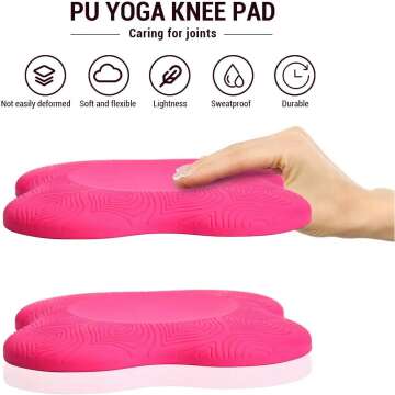Thick Foam Yoga Knee Pad for Comfort in Your Practice