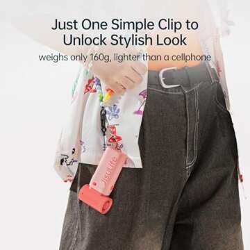 JISULIFE Portable Turbo Fan for Travel and Outdoor Cooling