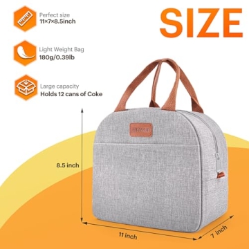Stylish Insulated Lunch Bag for Adults - EASYFUN