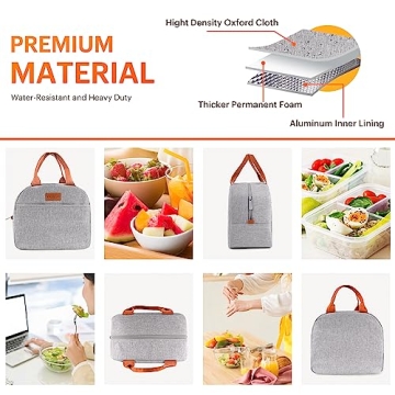 Stylish Insulated Lunch Bag for Adults - EASYFUN