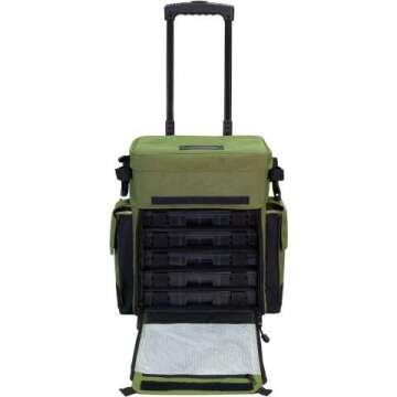 Rolling Tackle Box with Wheels