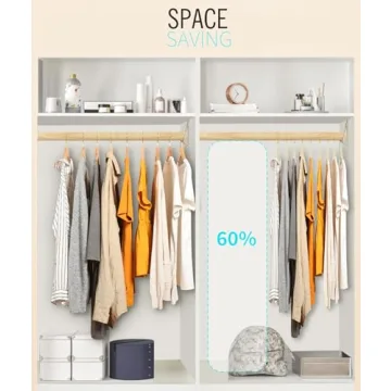 Luxurious Velvet Hangers - No-Slip Space Saving Solution