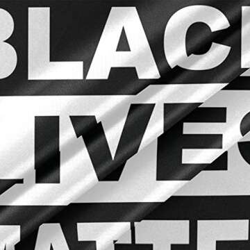 DmHirmg Black Lives Matter Flag Black Activist,Stop The Violence Flags, Justice for George Floyed Flag 3'x5' House Banner Grommets Double Stitched Premium Quality Indoor Outdoor Flag(Big Size)