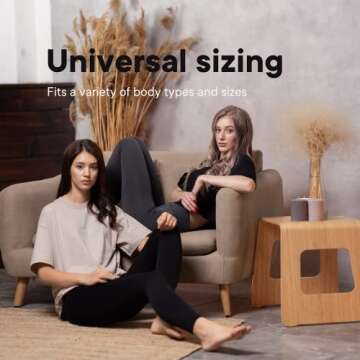 Free to Live 6 Pack Seamless Fleece Lined, Stretchable, Soft, and Lightweight Highwaist Leggings for Women - One Size